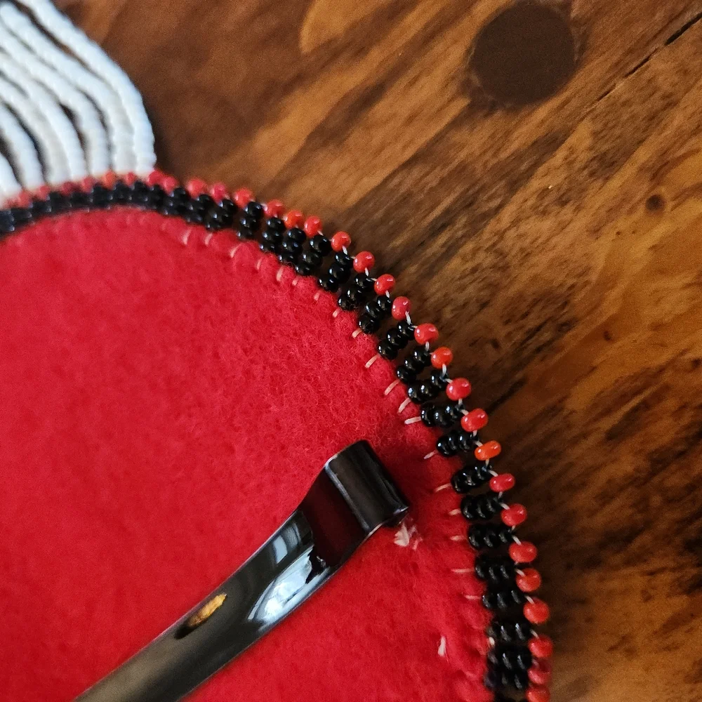 NWOT Navajo Native American Hand‎ Beaded Barrette